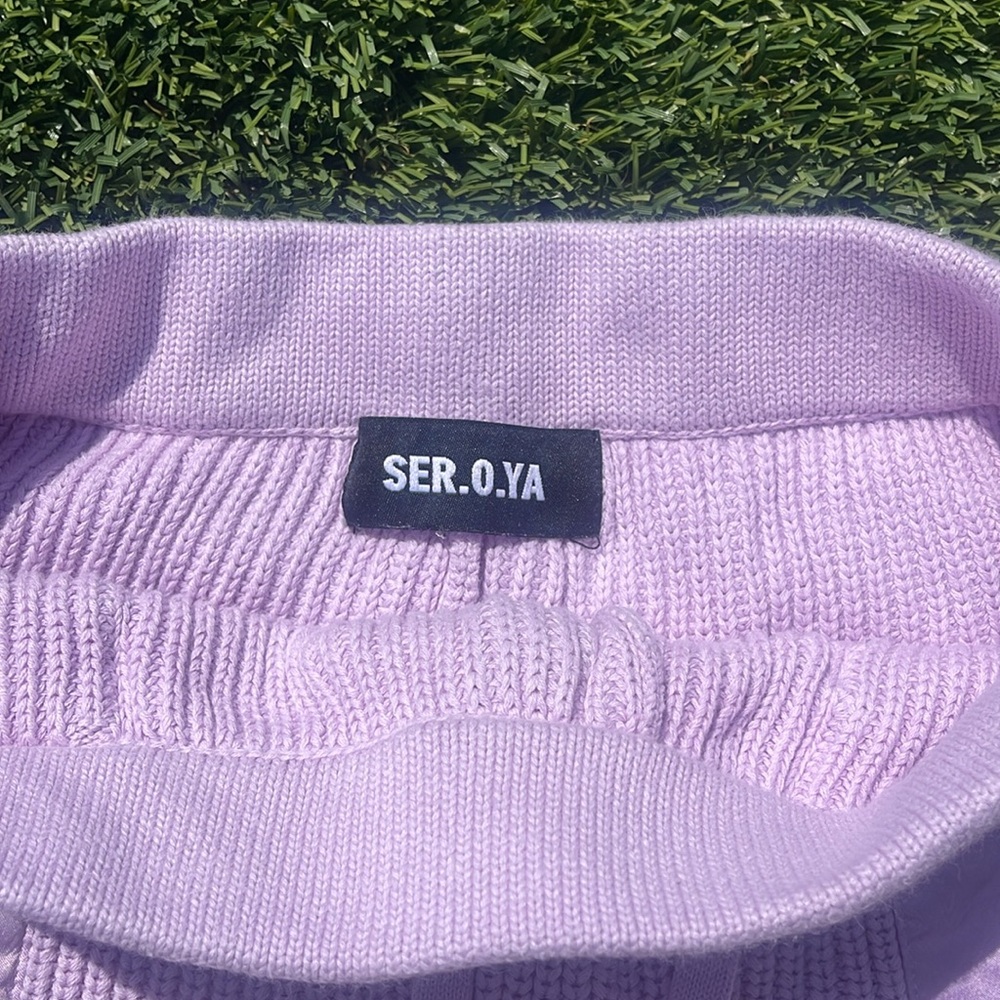SER.O.YA Uma Shorts in Lavender XS - Picture 3 of 7